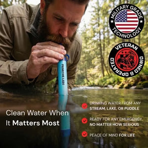 Steadfast-X1 Emergency Water Filter Straw (400 gal)